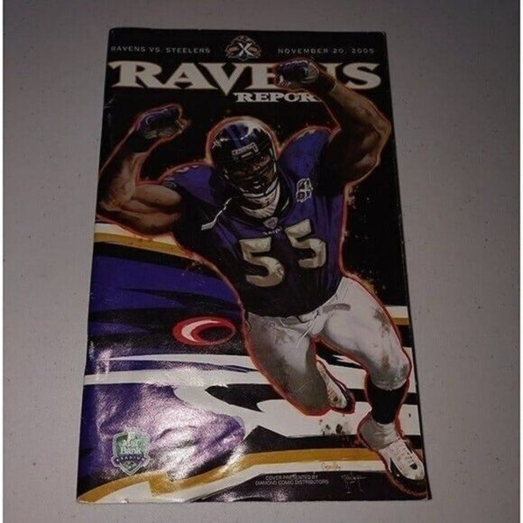 RAVENS REPORT-NOVEMBER 20, 2005 -VINTAGE-SMALL MAGAZINE - Picture 1 of 2